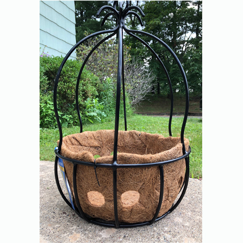 16 Inch Single Tier Imperial Hanging Planter & Liner Set