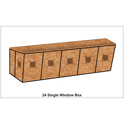  24 Inch Window Box Planter & Liner Set