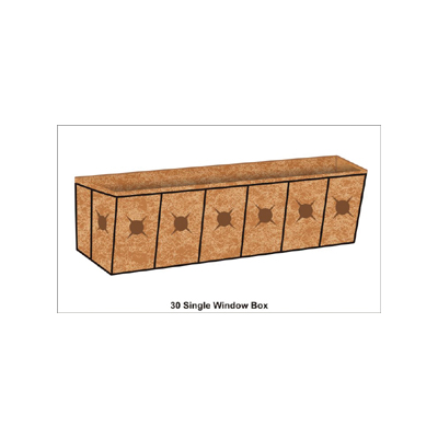  30 Inch Window Box Planter & Liner Set
