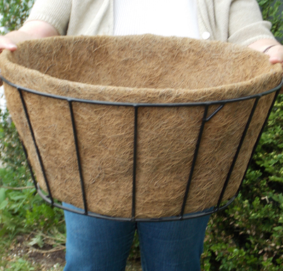 Coco Fiber Liner with No Holes for 20 Inch Single Tier Basic Basket