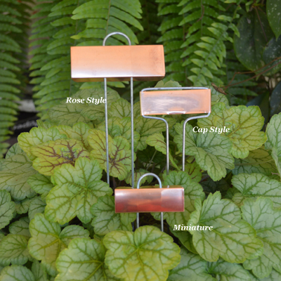 10 Inches GLWR 10PCS Plant Labels Copper Metal Plant Tags Waterproof for Plants Outdoor with Marker Pen and PET Films 