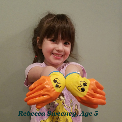 Ducky!  Gloves for Toddlers & Kids