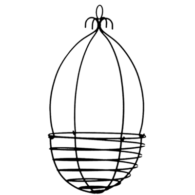 Monarch Hanging Basket & Coco Fiber Liner Set