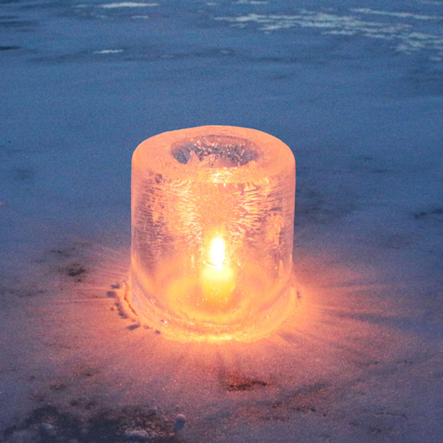 Ice Luminary Mold The Bucket, Ice Globe Lanterns: Kinsman Garden Company